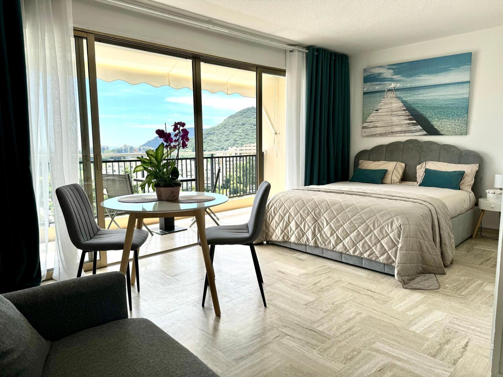 מאנדליה-לה-נאפול My Resid Appart Cannes Marina Vue Mer מראה חיצוני תמונה